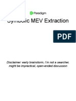 Symbolic MEV Extraction