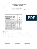 Registro de Evaluación 1º Trimestre Amanda Cabrera