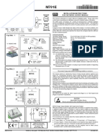 22 MM Installation Instructions For The M701E Output Module: Rotate Ruotare Girar Drehen Plug Inserire Conectar Einhaken