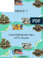 Group 7 Contemporary-Era