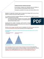 Organisational Structure and HR Alignment Book Notes - CH5