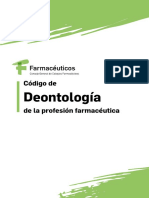 Código de Deontología de La Profesión Farmacéutica