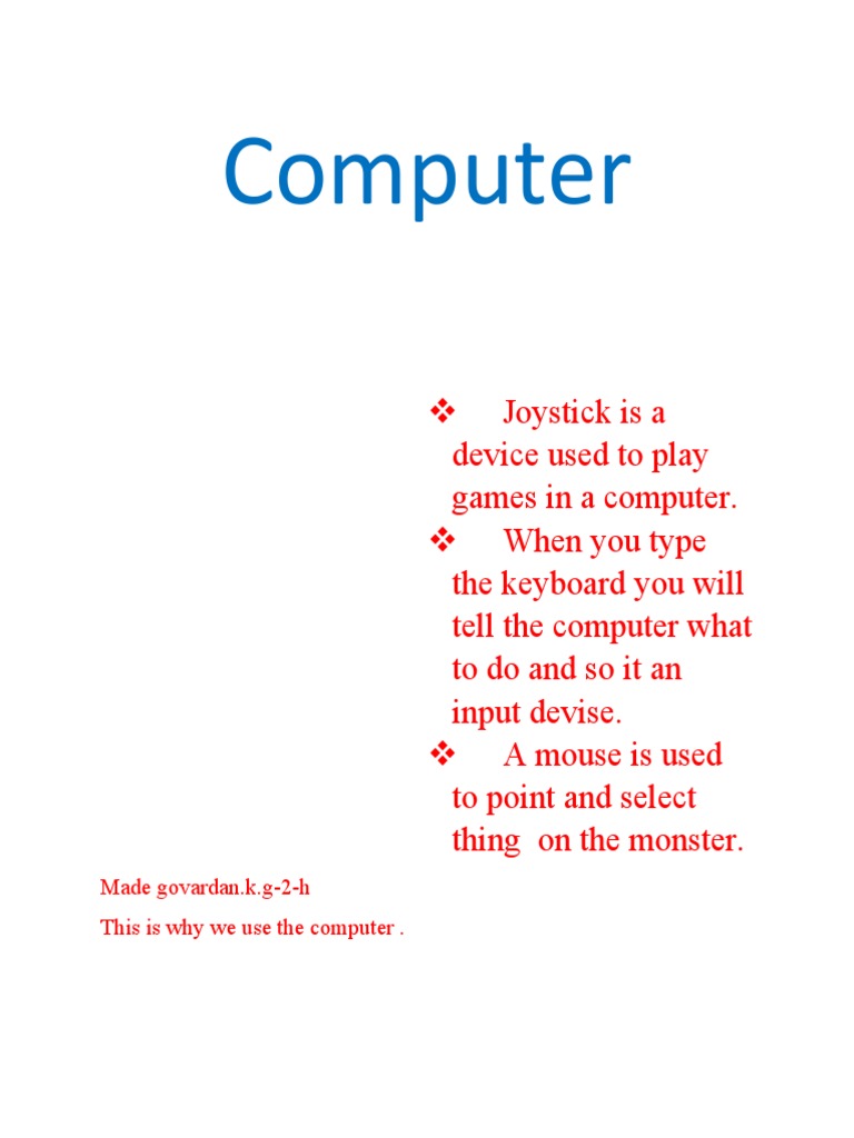 Computer | PDF