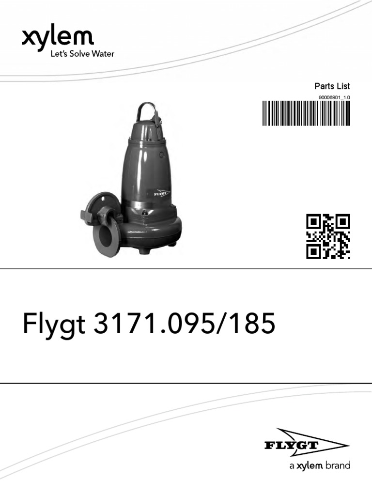 Flygt 3171 Parts Breakdown Guide | PDF | Technology & Engineering