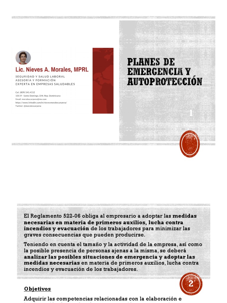 Plan de Autoprotección y Emergencias | PDF | Defensa Civil | Primeros ...