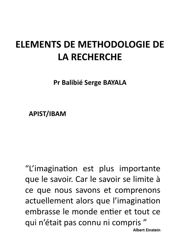 Méthodologie de la recherche expliquée | PDF | Définition | Empirisme
