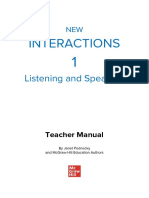 New Interactions 1 - Listening and Speaking