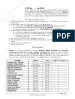 Acta de Promocion y Eval San Jose 8vo I 2020 Secundaria