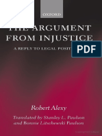 Alexy, R. The Argument From Injustice - A Reply To Legal Positivism