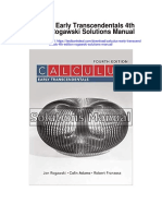 Calculus Early Transcendentals 4th Edition Rogawski Solutions Manual