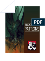 D&D 5 0 DMG Book of Patrons 5e Warlock Subclasses