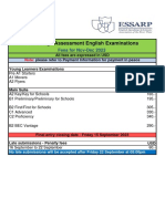 Cambridge English Fees Nov Dec 2023