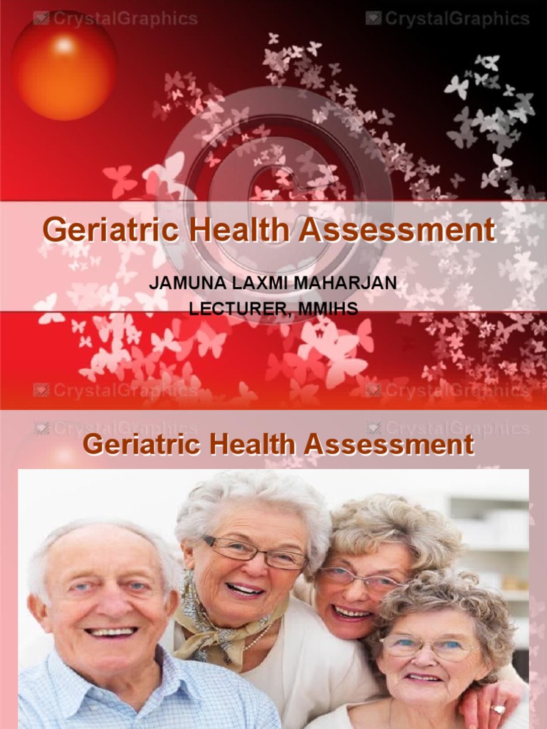 Comprehensive Geriatric Health Assessment | PDF