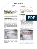 PH Psychiatric Nursing Notes