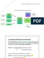 Les Propositions Subordonnées Circonstancielles