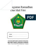 Buku Kegiatan Bulan Ramadhan 1