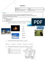 Prueba Agosto 3° Básico