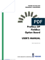 Profibus DP Fieldbus Option Board User'S Manual: Vacon Cx/Cxl/Cxs Frequency Converters