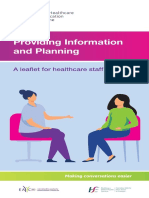 NHCP Providing Information and Planning 1