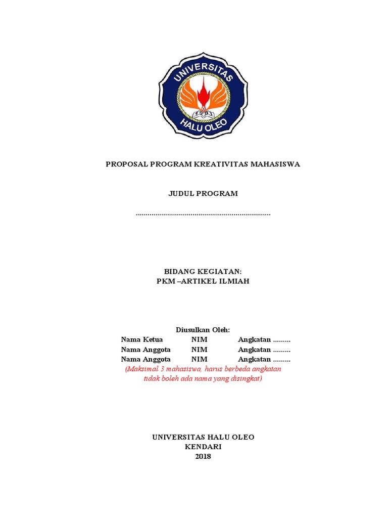 Template PKM AI | PDF | Karier & Perkembangan | Kajian Bahasa Asing