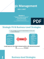 STR - M4 Business-Level Strategy