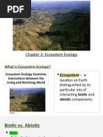 2018 Ecosystem Ecology PPT