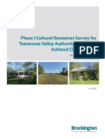 Phase I Cultural Resources Survey For TVA's 286-Acre Ashland City Property