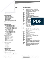 Unit 2 Answer Key and Audio Script