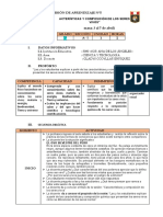 SESION 5 U 1 B 1 1ero COMPOSICIÓN DE LOS SERES VIVOS