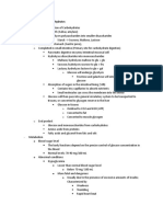 Metabolic Pathways of Carbohydrates