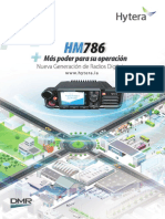 HYTERA HM786 Professional DMR Mobile Two Way Radio Brochure