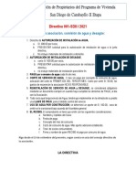 Directiva 001-SDII-2021-AGUA