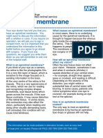 Epiretinal Membrane Moorfields