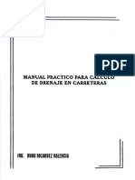 Manual Practico para Calculo de Drenaje en Carreteras