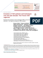 Evolution of Tavi Patients and Techniques Over The Past Decade: The French Tavi Registries