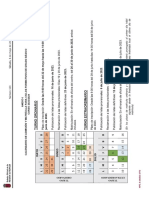 Calendario Del Proceso