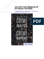 Crime Analysis With Crime Mapping 4th Edition Santos Test Bank