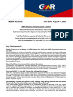 Press Release Hyderabad Airport Handled Highest Ever Quarterly Pax Traffic in Q1FY24