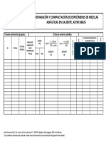 Preparación y Compactación de Especimenes de Mezclas Asfñalticas en Caliente