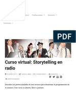 Curso Virtual - Storytelling en Radio - Radios Libres