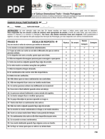 Escala PSS-10 de Estresse Percebido | PDF | Estresse (Biologia)