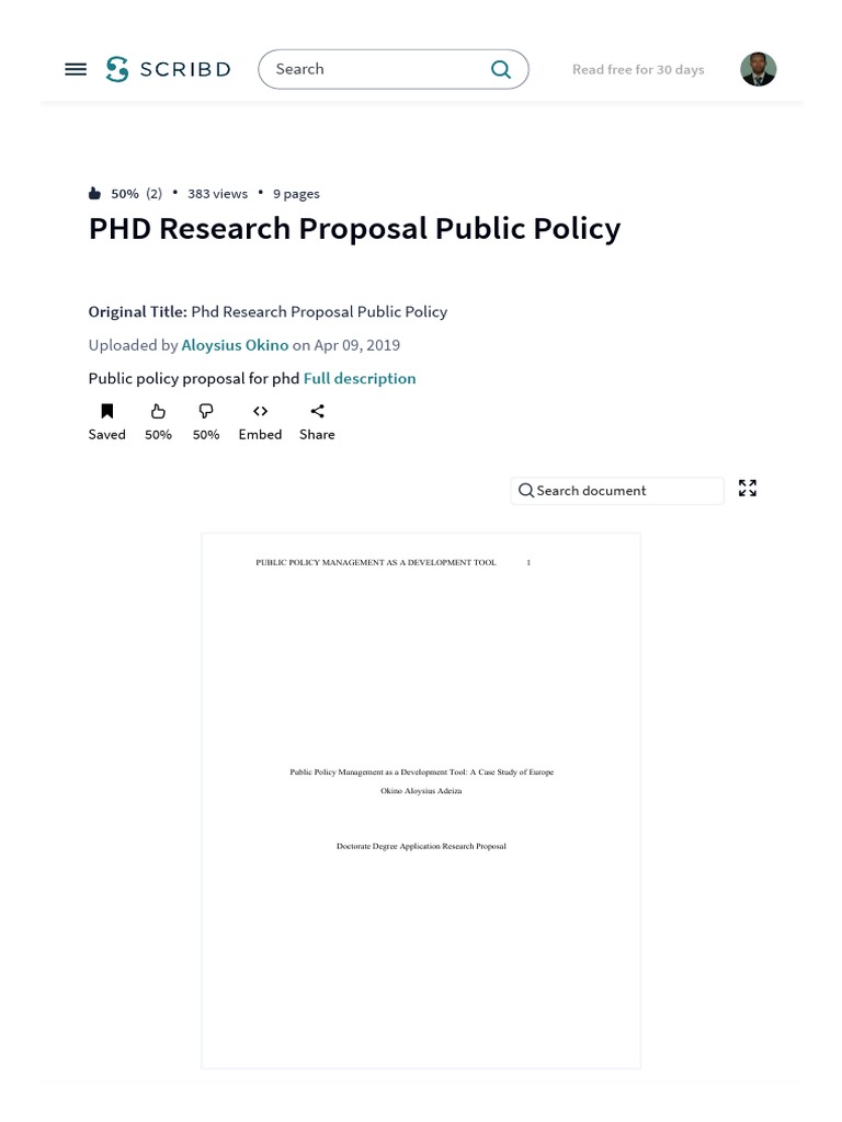 Public Policy Management for Development | PDF | Policy | Qualitative ...