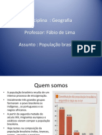População Brasileira - Aula 01