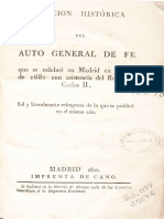 Relacion Historica Del Auto