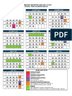 School Year Calendar 2023 24 Elementary 5 Day Cycle
