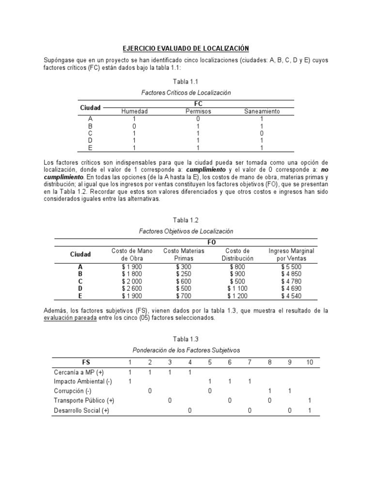 Caso 1 brown y gibson pdf economias