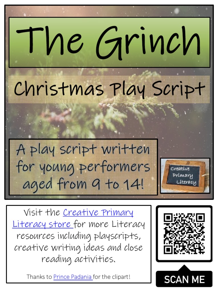 Preview The Grinch Play Script PDF