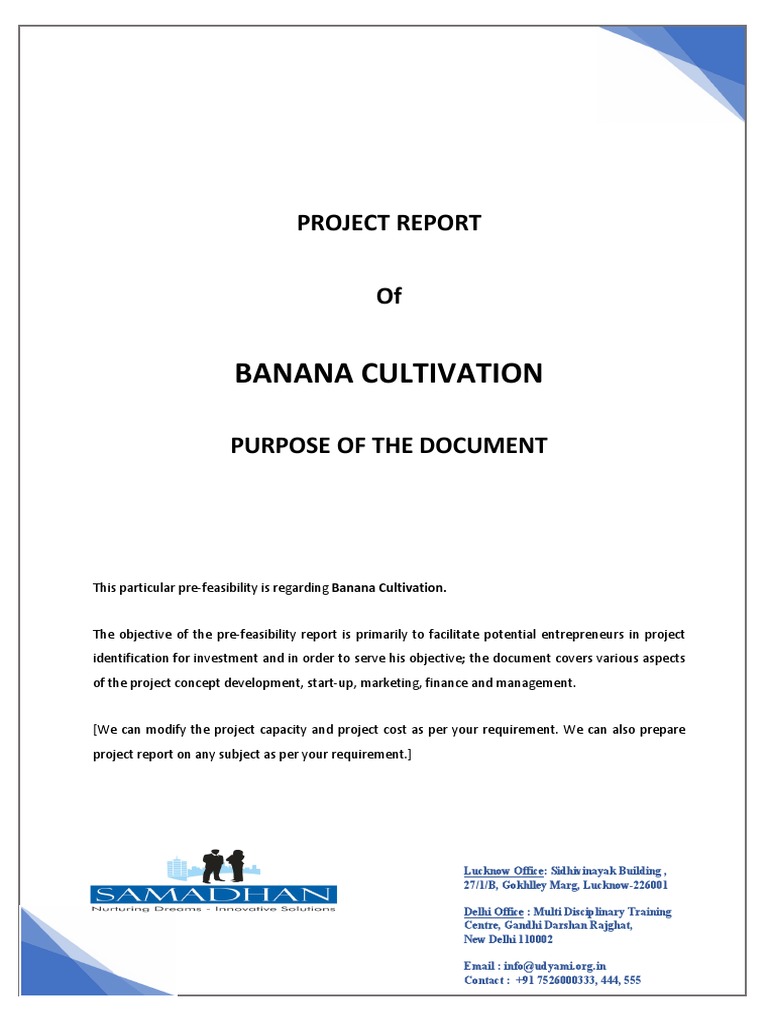 Banana Cultivation PDF Banana Soil