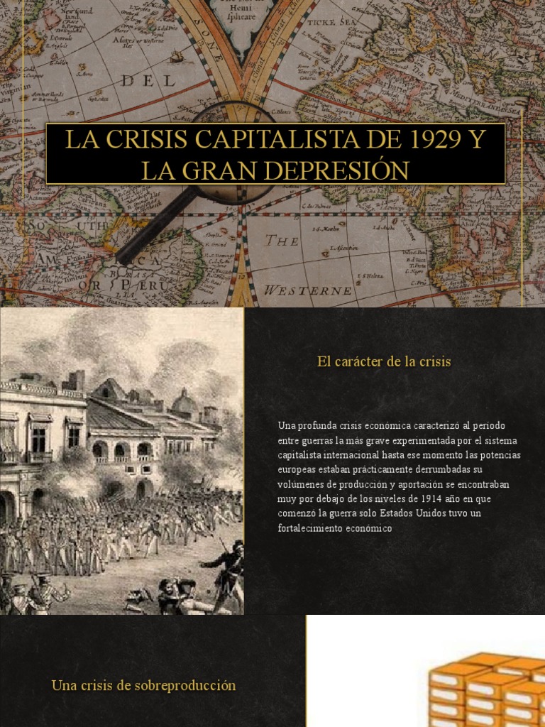 La Crisis Capitalista De 1929 Y La Gran Depresión Pdf Gran
