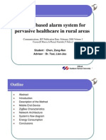 Zigbee-Based Alarm System For Pervasive Healthcare in Rural Areas